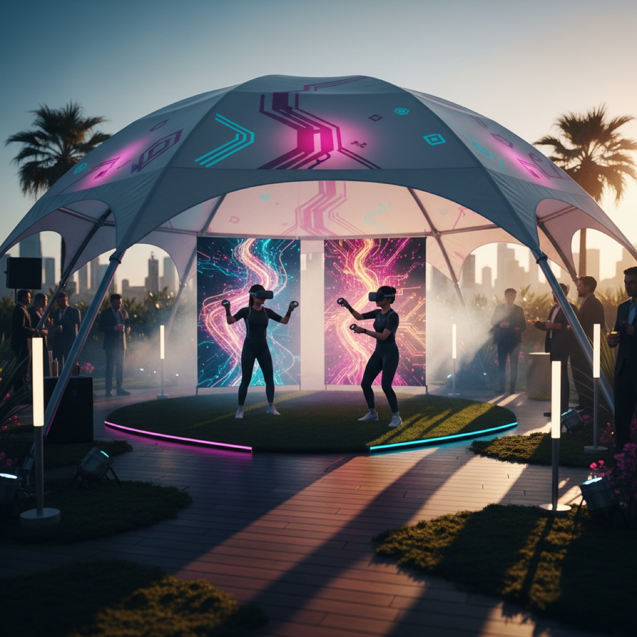 VR buitenshuis — evenementen en seminars