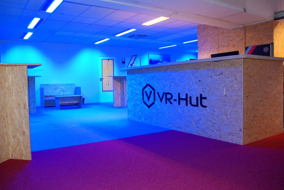 Accueil et lobby de VR-Hut Waterloo